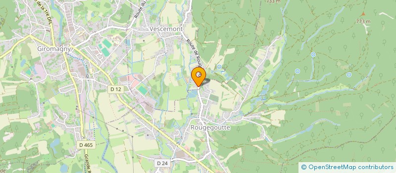 localisation de l'entreprise THORO  VESCEMONT