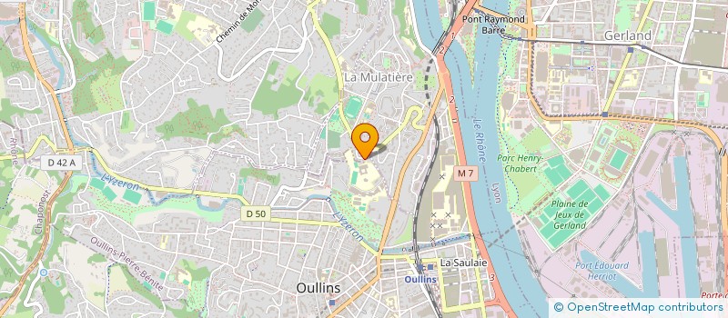 localisation de l'entreprise THORO HOTEL  LA MULATIERE