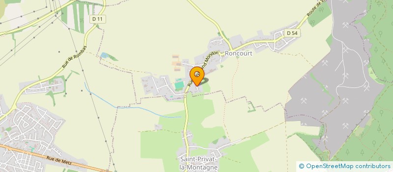 localisation de l'entreprise THOROS  RONCOURT