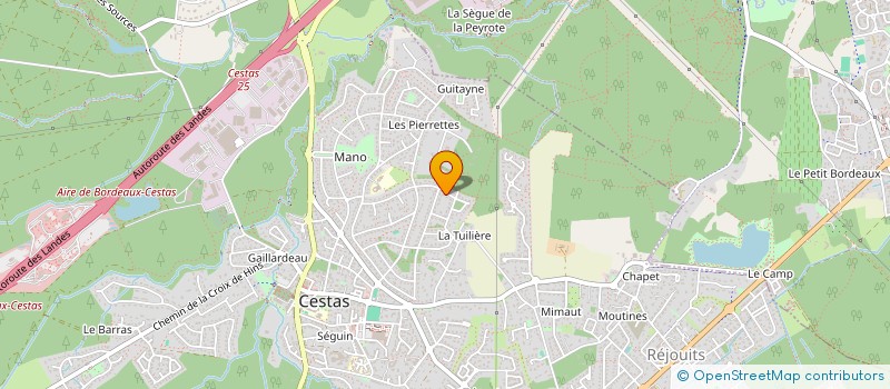 localisation de l'entreprise THOROS  CESTAS