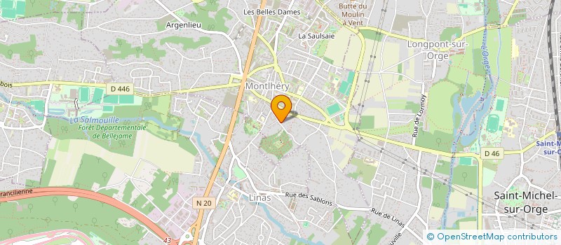 localisation de l'entreprise THOROZ  MONTLHERY