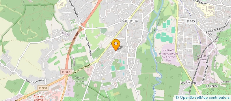 localisation de l'entreprise THORUS  SAUMUR