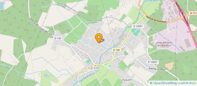 localisation de l'entreprise THOSAAN  LA BREDE