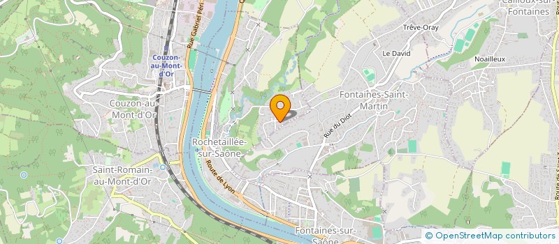 localisation de l'entreprise THOSLENE  ROCHETAILLEE-SUR-SAONE