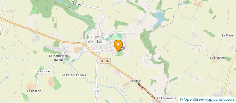 localisation de l'entreprise THOSTE  JUVIGNY VAL D'ANDAINE