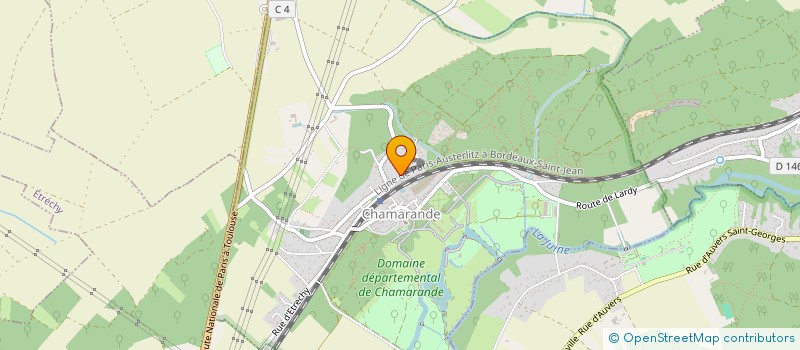 localisation de l'entreprise THOT  CHAMARANDE