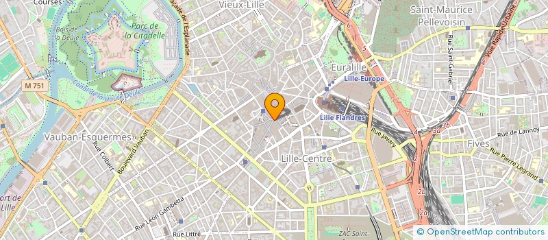localisation de l'entreprise THOT à LILLE