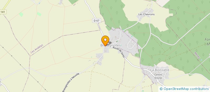 localisation de l'entreprise THOT  BRETAGNOLLES