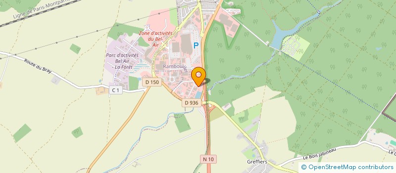 localisation de l'entreprise THOT  RAMBOUILLET