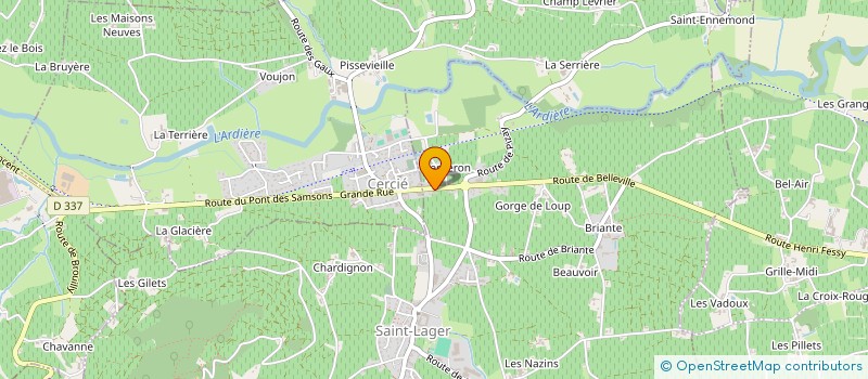 localisation de l'entreprise THOT ASSIST à BELLEVILLE-EN-BEAUJOLAIS