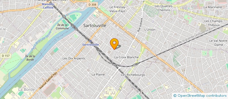 localisation de l'entreprise THOT'SGATE  SARTROUVILLE