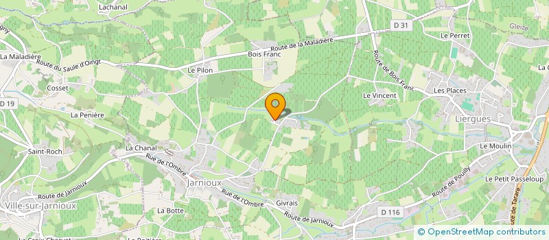 localisation de l'entreprise THOTAIME à PORTE-DES-PIERRES-DOREES