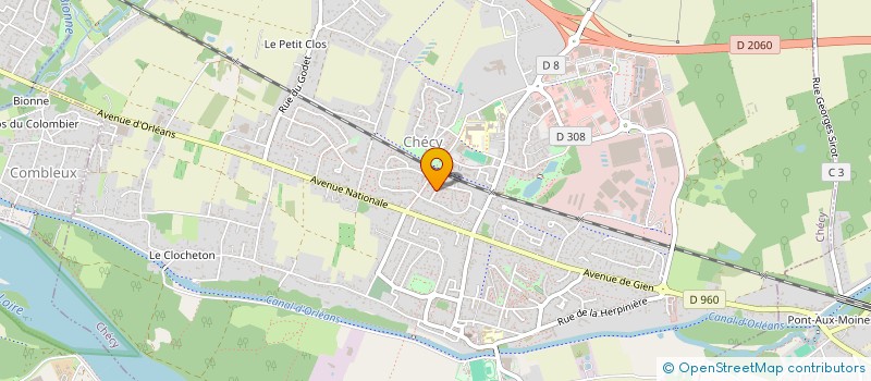 localisation de l'entreprise THOTIA à CHECY