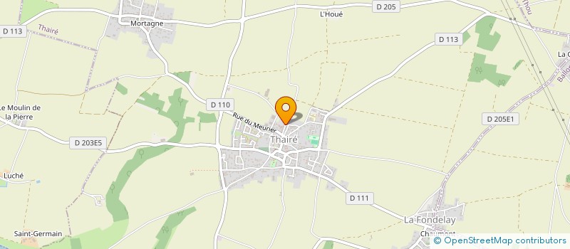 localisation de l'entreprise THOTISS  THAIRE