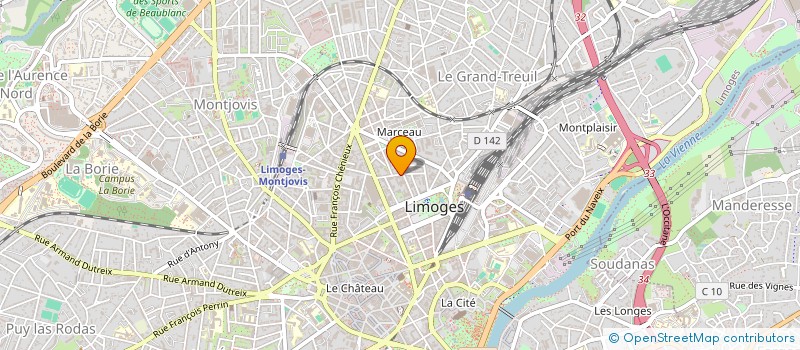 localisation de l'entreprise THOTM PAYS BASQUE à LIMOGES
