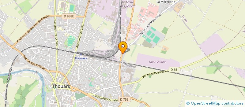localisation de l'entreprise THOUAREX à THOUARS