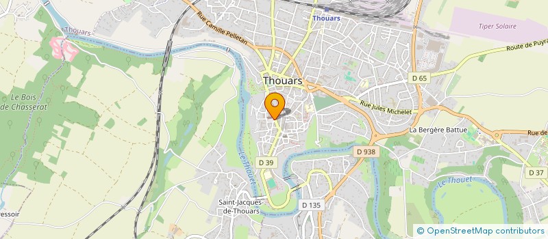 localisation de l'entreprise THOUARS EN FETE  THOUARS