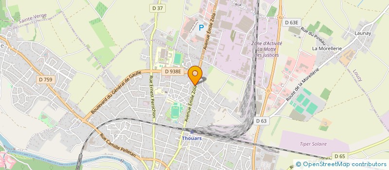 localisation de l'entreprise THOUARS ESCALADE CLUB  THOUARS