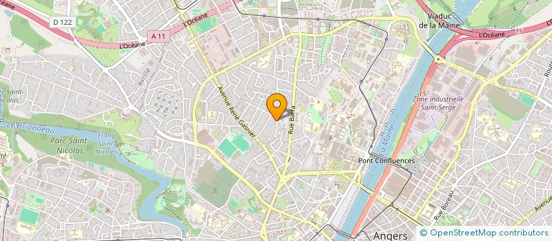 localisation de l'entreprise THOUEILLE/BOISSARD à ANGERS