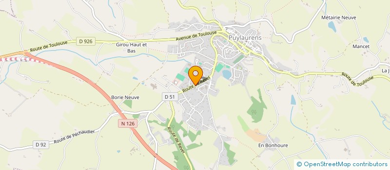 localisation de l'entreprise THOUMADIS à PUYLAURENS