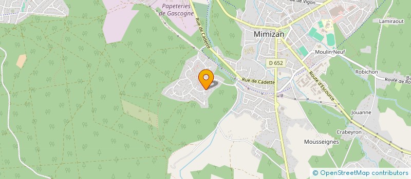 localisation de l'entreprise THOURON EVENT'S  MIMIZAN