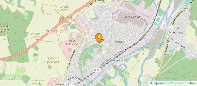 localisation de l'entreprise THOUROTTE EN LIGNE  THOUROTTE