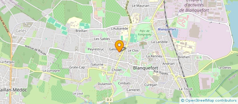 localisation de l'entreprise THOUVENEL ELECTRICITE à BLANQUEFORT