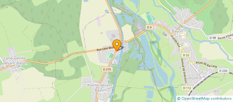 localisation de l'entreprise THOUVENIN FRANCIS ET BERNARD  ROVILLE-DEVANT-BAYON