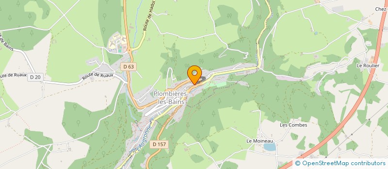 localisation de l'entreprise THOUVENIN INVEST  PLOMBIERES-LES-BAINS