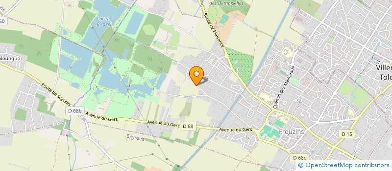 localisation de l'entreprise THOVALI  FROUZINS