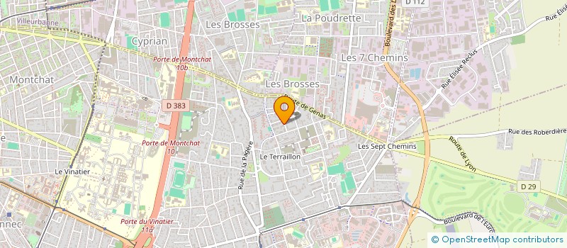 localisation de l'entreprise THOVAN  DECINES-CHARPIEU