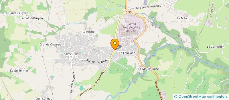 localisation de l'entreprise THOVIN  MESSIMY