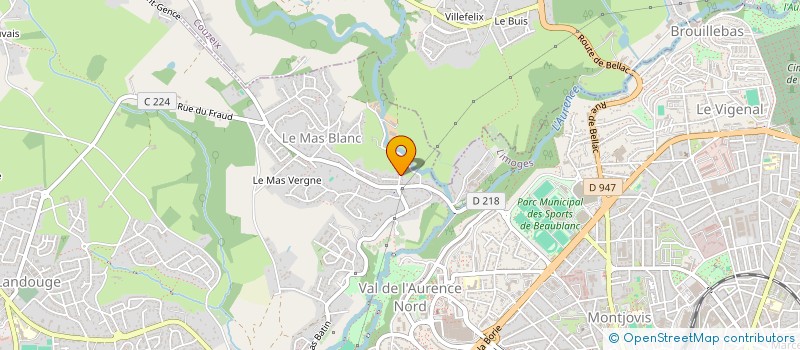 localisation de l'entreprise THP FINANCE à LIMOGES