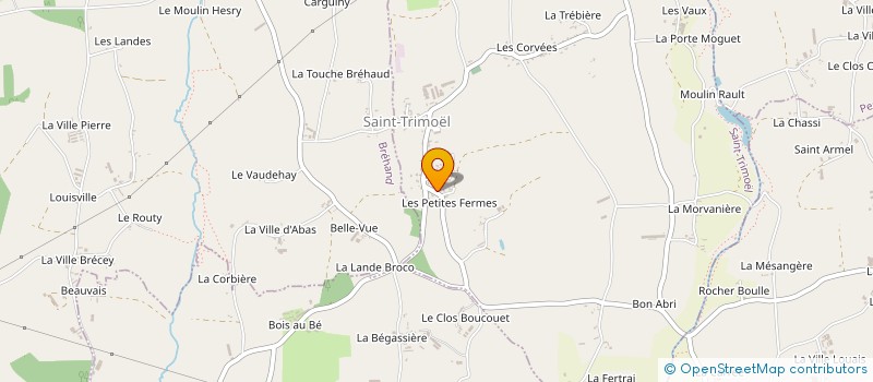 localisation de l'entreprise THP INVEST  SAINT-TRIMOEL