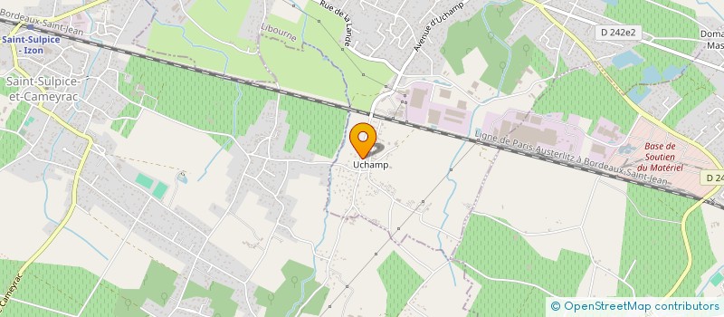 localisation de l'entreprise THP PLOMBERIE CONFORT  SAINT-GENES-DE-LOMBAUD