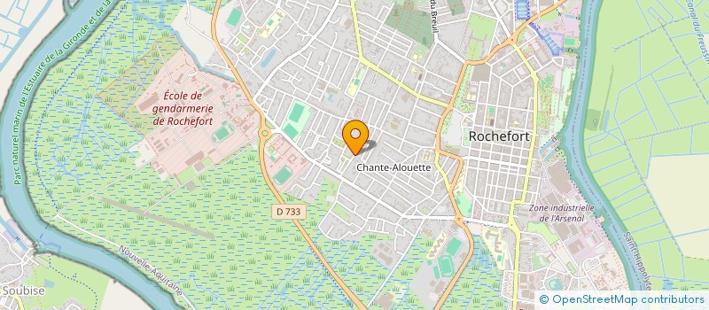 localisation de l'entreprise THPR CONCEPT  ROCHEFORT