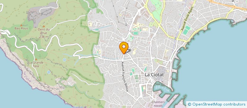 localisation de l'entreprise THQ ACADEMIE  LA CIOTAT