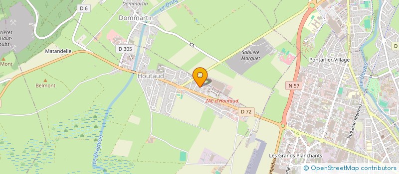 localisation de l'entreprise THQ CONSEILS  HOUTAUD