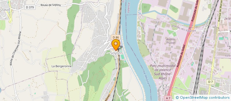 localisation de l'entreprise THR  SOYONS