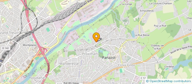 localisation de l'entreprise THR IMMO à PANAZOL