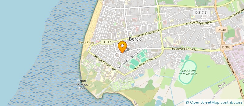 localisation de l'entreprise THRACE à BERCK
