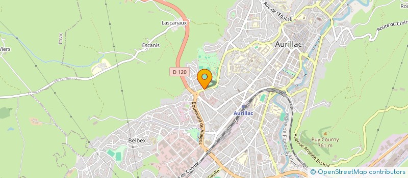 localisation de l'entreprise THRE CHAMPIONS EQUITY à AURILLAC