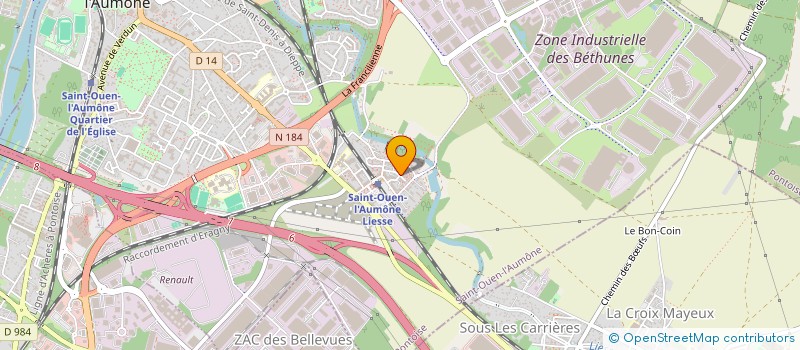 localisation de l'entreprise THREAD BRIDGE  SAINT-OUEN-L'AUMONE