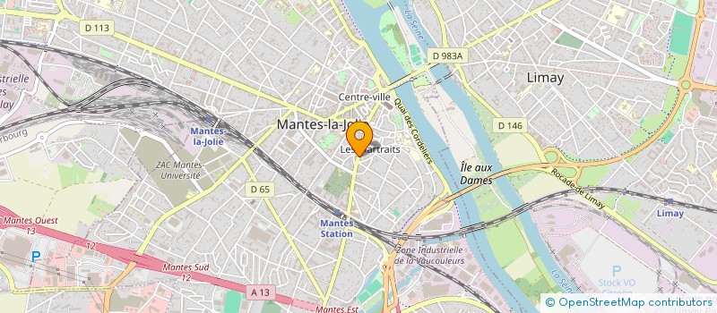 localisation de l'entreprise THREE COM  MANTES-LA-JOLIE