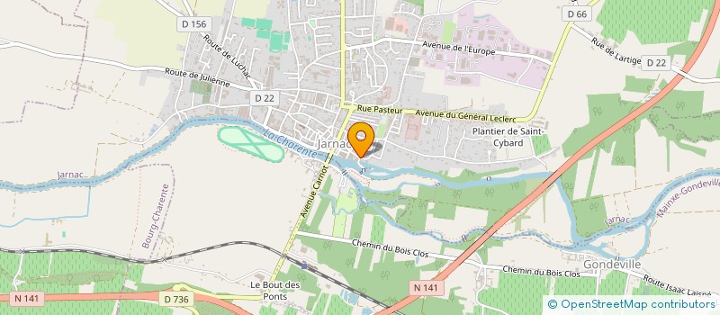 localisation de l'entreprise THREE KRATTS à JARNAC