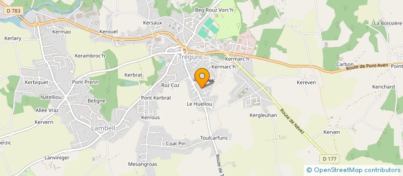 localisation de l'entreprise THREE ROAMING HAKES  TREGUNC