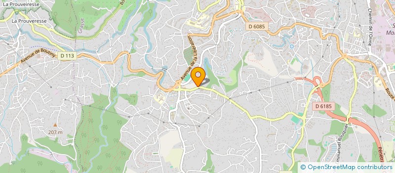 localisation de l'entreprise THREE STELLE PRODUCTION  GRASSE