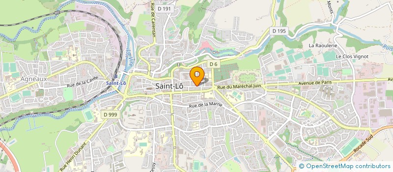 localisation de l'entreprise THREE VENTURES à SAINT-LO