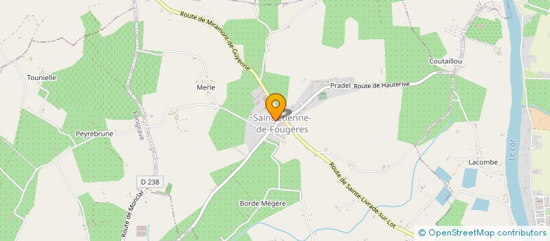 localisation de l'entreprise THREMIS  SAINT-ETIENNE-DE-FOUGERES