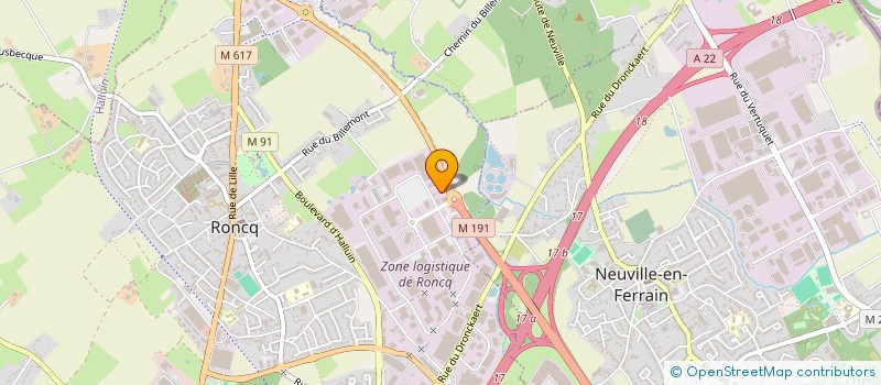 localisation de l'entreprise THRIBE DISTRIBUTION  LILLE